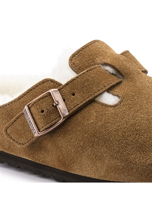 Boston Shearling LEVE sandal Mink Birkenstock 